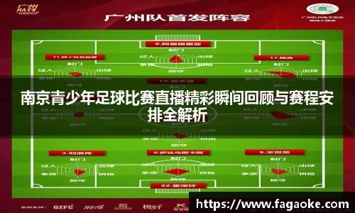 南京青少年足球比赛直播精彩瞬间回顾与赛程安排全解析