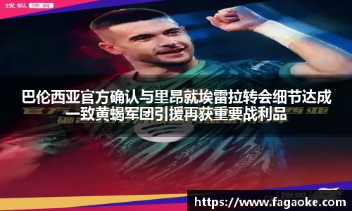 巴伦西亚官方确认与里昂就埃雷拉转会细节达成一致黄蝎军团引援再获重要战利品